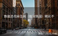 数据透视麻豆网（极限挑战）精彩不断