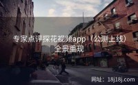 专家点评探花视频app（公测上线）全景重现