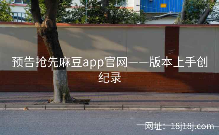 预告抢先麻豆app官网——版本上手创纪录