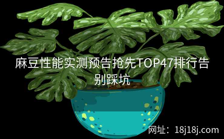 麻豆性能实测预告抢先TOP47排行告别踩坑