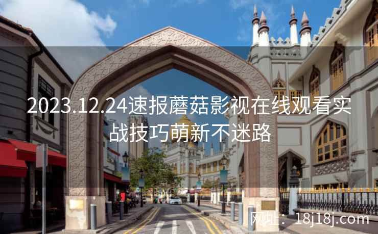 2023.12.24速报蘑菇影视在线观看实战技巧萌新不迷路